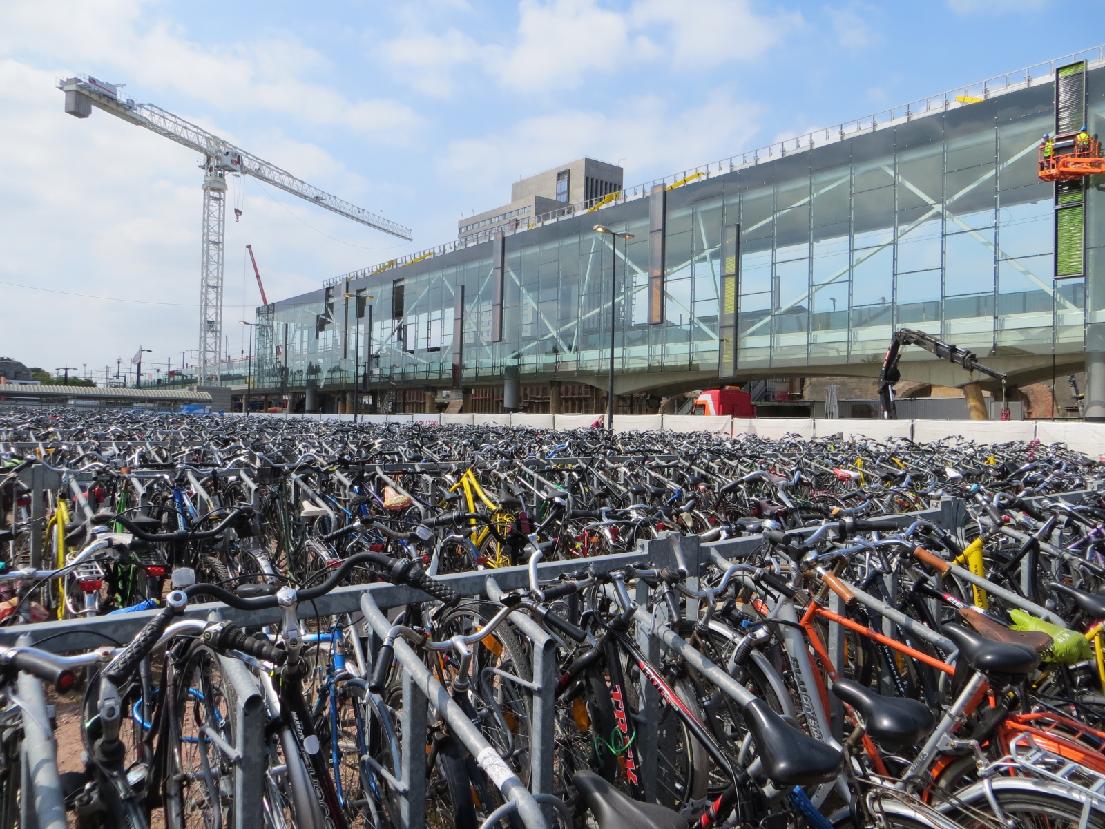 Fietsen aan Gent-Sint-Pieters